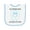 White and Light Blue, variant on Inktastic Dentist Rocks Tooth Baby Terry Cloth Bib