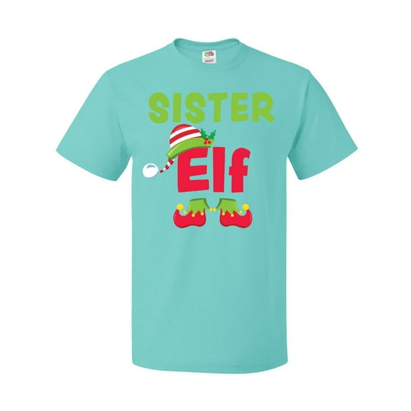Inktastic Christmas Sister Elf T-Shirt