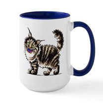 CafePress - Maine Coon Giant Mugs - 15 oz Ceramic Large White Novelty Mug