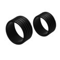 thumbnail image 2 of Anillo de mango de raqueta de tenis Naiovety Silicona 2 piezas Sobregrip deportivo Negro, 2 of 6
