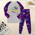 thumbnail image 2 of Huesdet Ensemble pour Tout-Petits Garçons et Filles Pantalon Long Régulier à Manches Longues Col Rond Imprimé 3D (4-5 Ans, Gris), 2 of 4