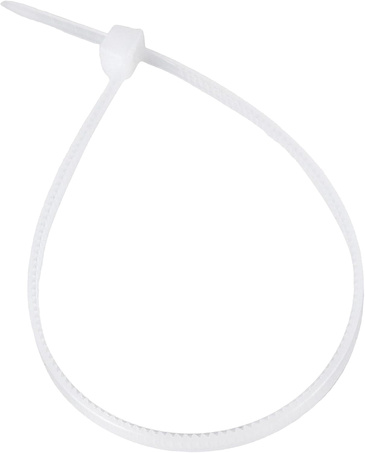 FEFEFW-4000 pcs 6 Inch White Nylon Cable Zip Ties,18LBS Tensile Strength Self-Locking Wire Organizer Straps for Server Room Cable Management, Auto Wiring