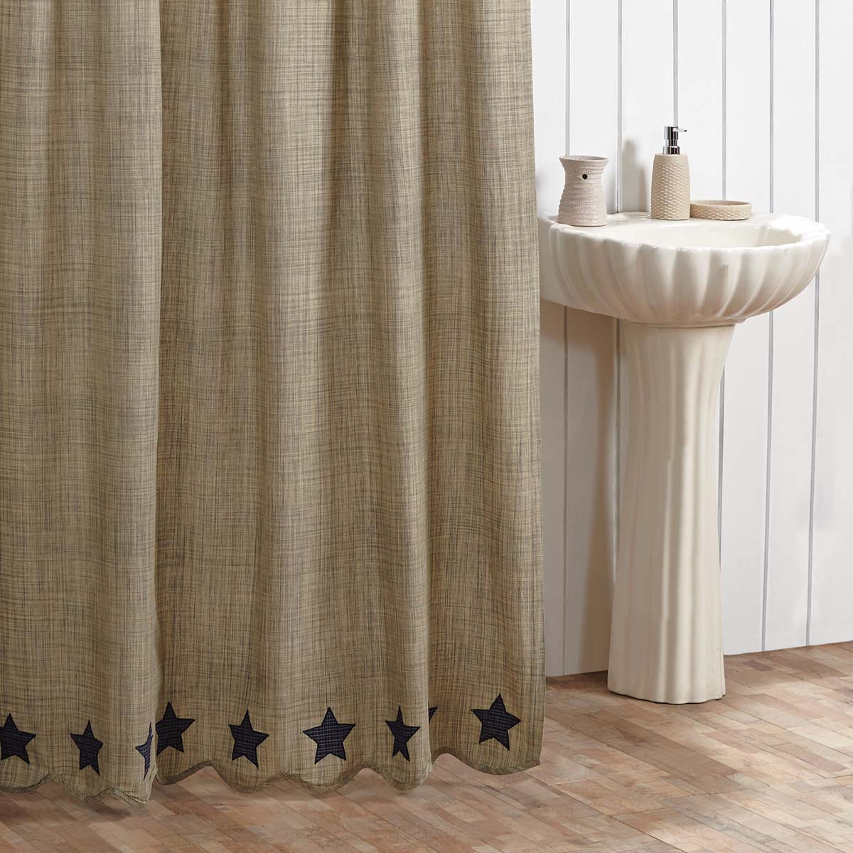 840528140556 Upc Khaki Green Tan Primitive Bath Monroe Rod Pocket