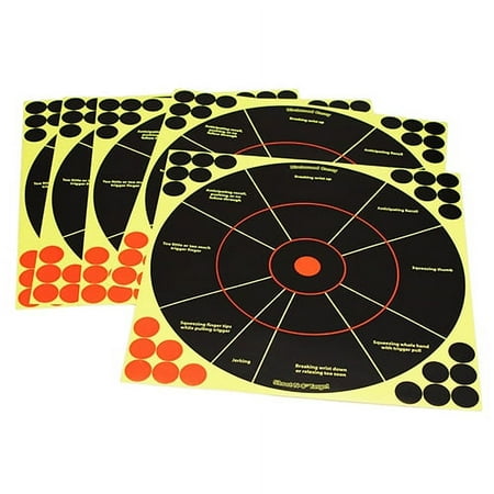 Shoot·N·C® 12 Handgun Trainer Target - 5 targets