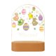 thumbnail image 2 of Luz nocturna LED Easter Bunny Egg – Lámpara ambiental personalizada multicolor • Plástico 20x14,5cm • Decoración festiva para el hogar, gorro personalizado, somnífero relajante, 2 of 6