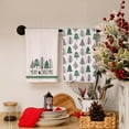 thumbnail image 2 of SM-XLHN Christmas Kitchen Towels Set of 2,Black Xmas Tree Dish Towels 18x26 Inch,Hoilday Farmhouse Home Decoration AD101, 2 of 6