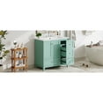 thumbnail image 5 of Enabled Bathroom Vanity Cabinet - 36", , Solid Wood Frame, Panels, Resin Sink, 2 Doors With Charging Feature Ample Storage, 5 of 7
