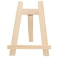 thumbnail image 1 of EeaseMX soporte pequeño de madera para calendario de escritorio, caballete de madera con forma de A para fotos, caballete triangular para pintura de fotos (15 x 20 cm), 1 of 7