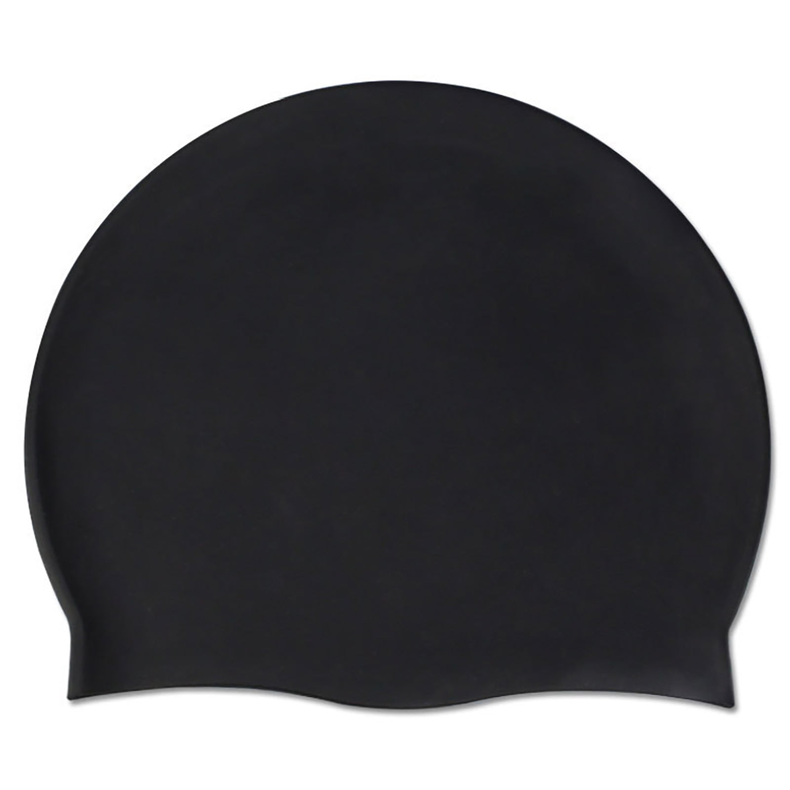 Adults Men's Women's Silicone Swimming Caps Solid Color Swim Pool Ear Hair Cover 