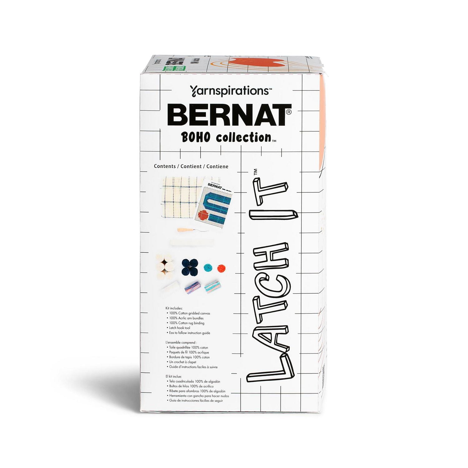 Bernat® Latch It™ Boho Collection Acrylique Fil Kit