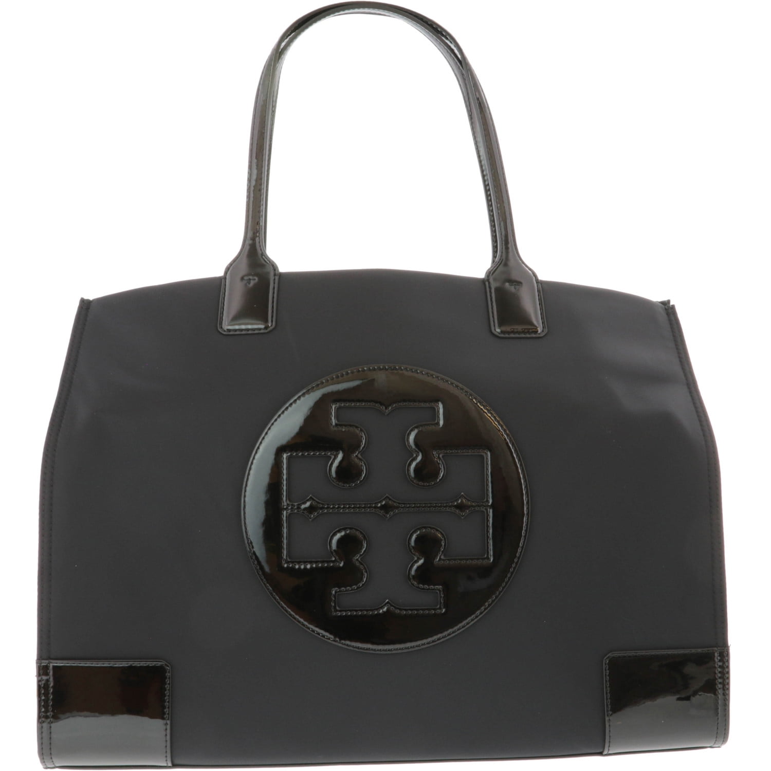 Tory Burch Women's Ella Patent Nylon Tote - Black | Walmart Canada