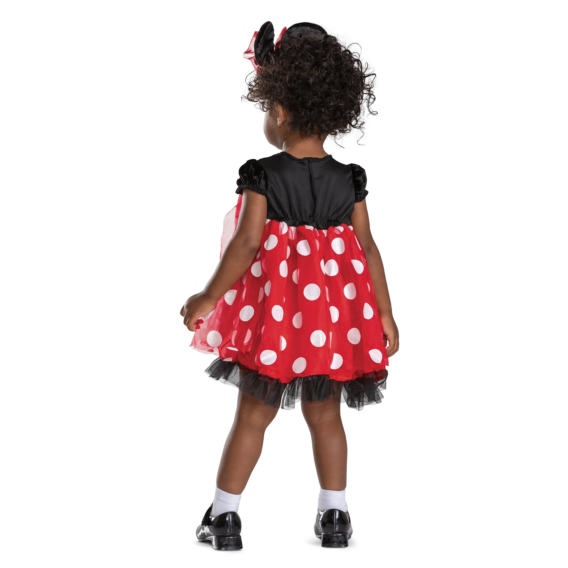 Disney Minnie Mouse Costume for Infant, Red, Size 12-18M, by Disguise
