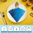 thumbnail image 6 of WERPE Turtle, Corals, Seaweeds Cloth Napkins - Reusable Machine Washable Fabric for Events, Farmhouse Party, Dining Table Decor 4 PCS, 6 of 7
