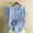 Light Blue, variant on QUNYINEY Dandelion Tee Shirts Womens Crew Neck Casual Pullover Short Sleeve Tops Loose Linen Button Tops for Women