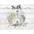 thumbnail image 2 of Jacobs, Billy 24x19 White Modern Wood Framed Museum Art Print Titled - Faith-Family-Fall, 2 of 4