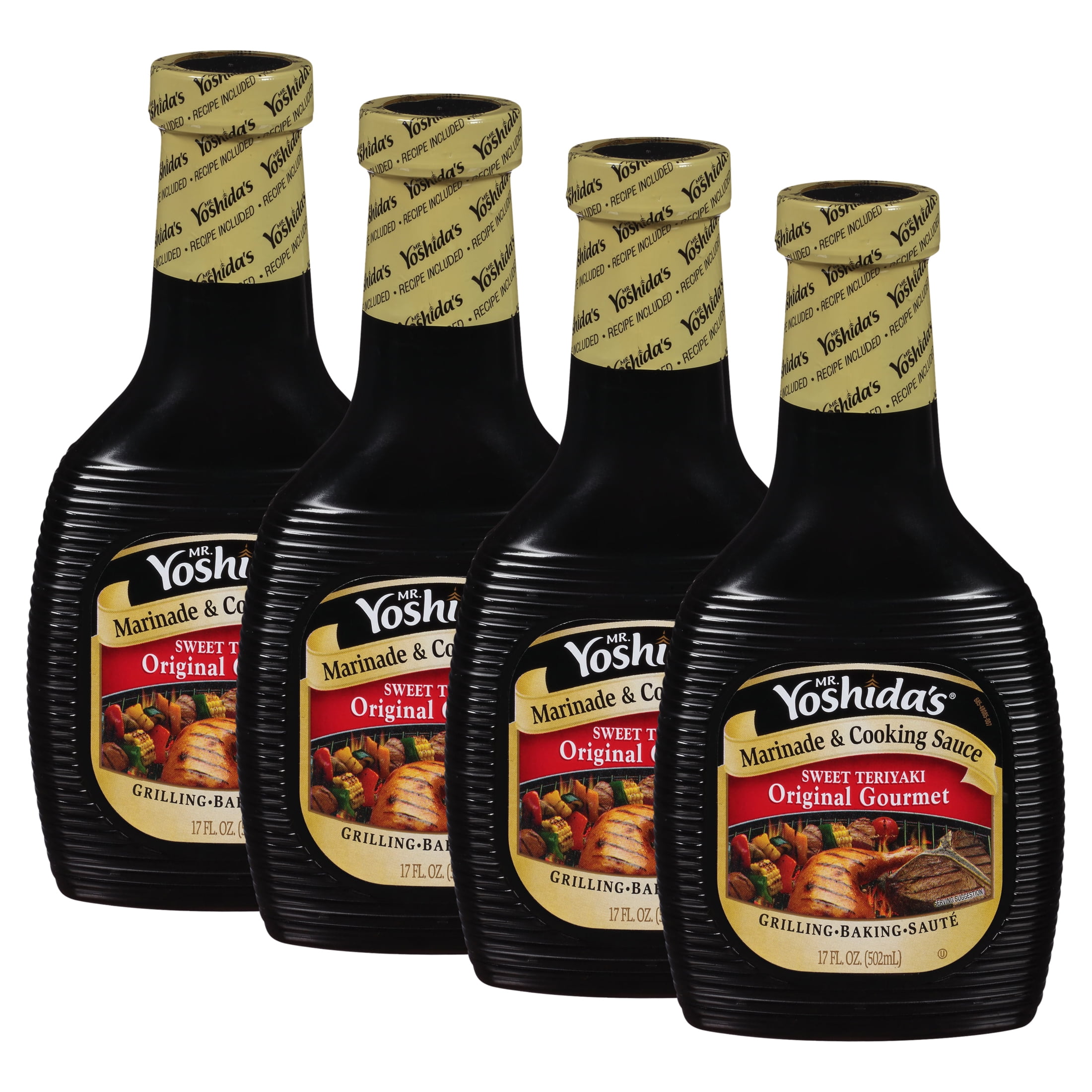 (4 pack) Mr. Yoshida's Original Gourmet Sweet Teriyaki Marinade