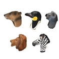 thumbnail image 1 of 5Pcs 3D Animal Shape Rings Simulation Animal Finger Rings Creative Stereo Animal Ring Animal Model Toy for Women Men (Random Style), 1 of 5