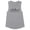 Heather Grey, variant on Script Ohio Women's Muscle Tank Small Heather Grey