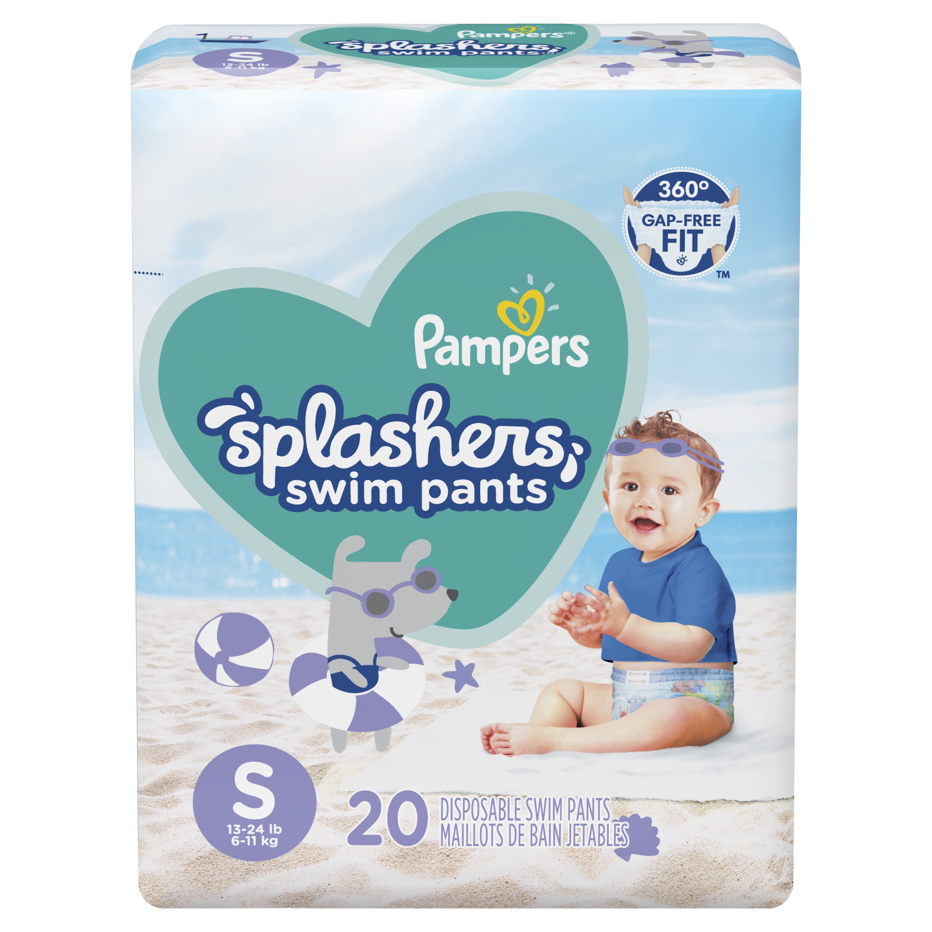 PAMPERS SPLASHERS Diapers Base Version 2X/Duo 3/Midi
