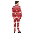 thumbnail image 3 of OppoSuits Costume Formel Deux Boutons pour Hommes, Rouge, 44 / L x H, 3 of 4