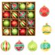 thumbnail image 2 of Christmas Balls Plastic Electroplated Balls Set Christmas Tree Hanging Balls Holiday Ambiance Christmas Accessories Decorations, 2 of 6