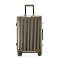 thumbnail image 1 of Aluma Aurea Bagage à Main Léger de 20 Pouces à Coque Rigide avec Roues, Serrure TSA, Valise Extensible, Approuvé par les Compagnies Aériennes (Or), 1 of 1