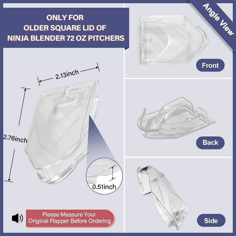 Pour Spout Cover Replacement for Ninja Blender Lid 72 Oz Pitchers