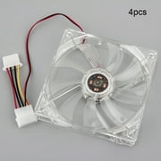 4pcs/set 120MM Easy Operate Computer Cool Cooling Fan Universal Plastic Cooling Fan Cooler For Computer lapto p