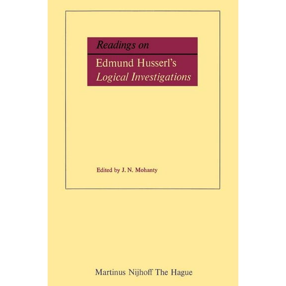 Readings on Edmund Husserl's Logical Investigations, (Paperback)