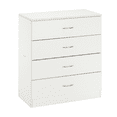 thumbnail image 6 of GZXS White Dresser with 4 Storage Drawer, Chest of Drawers for Bedroom, Living Room, Hallway, Entryway, Easy Assembly, 6 of 7