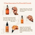 thumbnail image 6 of RED by Kiss Growth MD Hair Growth Scalp Ampoule, Scalp Strengthening 10X Biotin and Rosemary Oil Infused, Made with 100% Natural Ingredients, USDA Certified Organic Oils, Non-GMO, 6 of 8