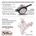 thumbnail image 5 of Hawkins Hevibase Induction Compatible Aluminium Inner Lid Pressure Cooker, 5 of 6