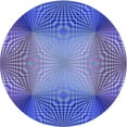 thumbnail image 1 of Ahgly Company Machine Washable Indoor Round Transitional Sky Blue Area Rugs, 3' Round, 1 of 7