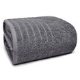 thumbnail image 1 of Toalla de baño Tens Towels Jumbo, 100% algodón, 100 x 200 cm, color gris oscuro, 1 of 7
