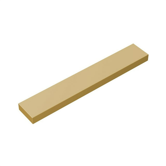 Lot 6636 Smooth Flat Tile 1x6 Thin Figure Buildings Blocks Toys For Children Compatible Educational Creative Size Gift DIY MOC Tan 10PCS
