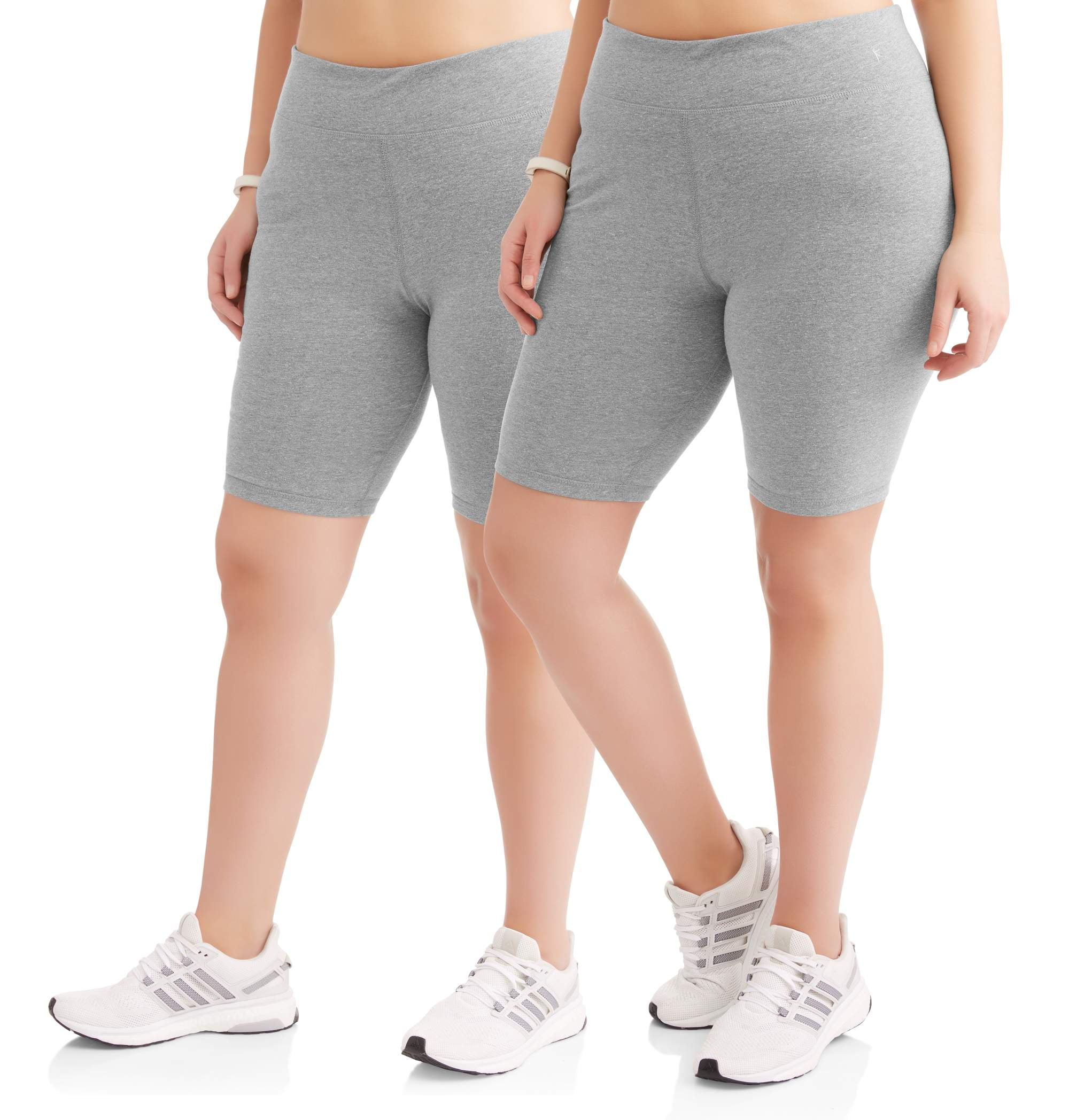 Women's Plus 2Pack Active Bike Shorts Bundle