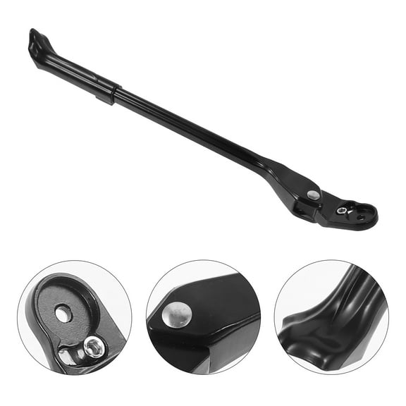 WHAMVOX Adjustable Rear Kickstand for Mountain Bikes Rack Support Black