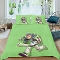 thumbnail image 2 of Toy Story Themed Bed Sheet Set Three Piece Set 53x79 Inches Comfortable And Skin Friendly Unique Design Creating A Star Studded Night, 2 of 6