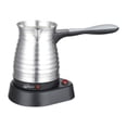 thumbnail image 4 of Jarra de café,Cafetera turca con mango largo y calentador de café,Cafetera eléctrica de 500 ml,jarra para derretir leche,Cafetera de acero inoxidable Cafetera turca,Cafetera Hervidor Estilo A, 4 of 10