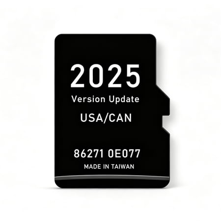 ouhos 2026 Latest Navigation SD Card Update 86271-0E077, Offline Vehicle GPS Map for USA & Canada