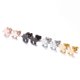 thumbnail image 3 of Mini Stainless Steel Puzzle Stud Earring Stylish Cute Jigsaw ear studs New Women Minimalist Earrings Games Jewelry, 3 of 5