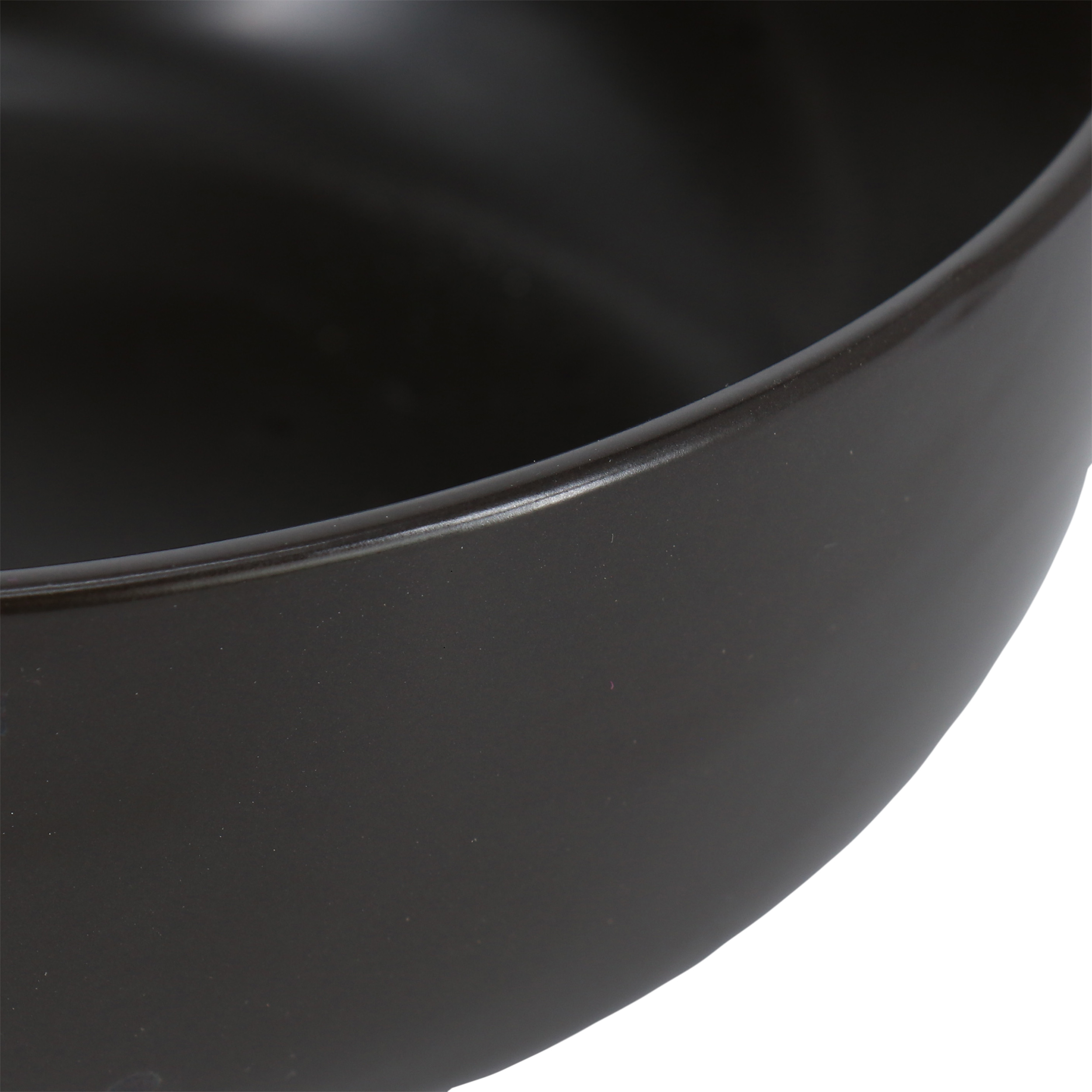 Studio 3B Mio Modern Coupe 6 Piece 6.5 Inch Round Stoneware Bowl Set in Pepper