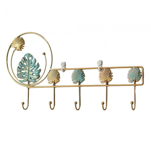 Perchero de pared para colgar detrás de la puerta, perchero portátil decorativo nórdico de hierro para llaves de puerta Tortuga