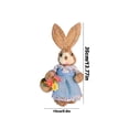 thumbnail image 1 of Easter Bunny DIY Craft Kit for Kids, Handmade Wicker Rabbit Ornament Set with Complete Materials, Creative Holiday Activity for Family and Home Decor, 1 of 3