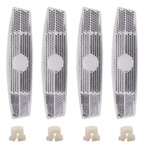 MELIVO 4Pcs Warning Lights Wheel Reflective Bike Bicycle Mountain Spoke Reflector