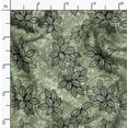 thumbnail image 2 of Soimoi Polyester Fleece Green Fabric By the Yard - 56 Inch Wide - African Tribal Material - Artistic and Modern Patterns for Various Uses Printed Fabric, 2 of 6