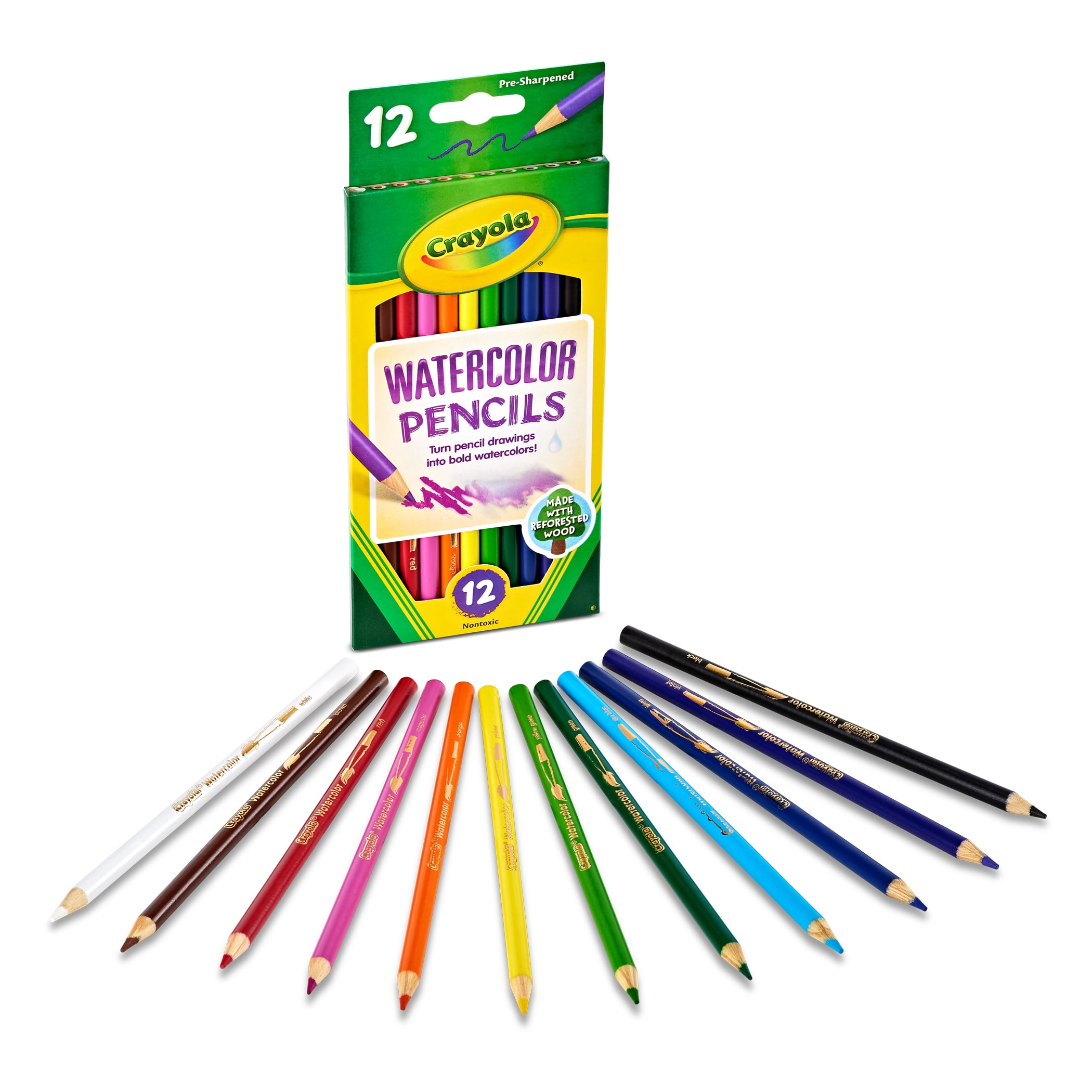 Crayola Watercolor Pencils, 12 Per Box, 6 Boxes