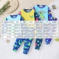 thumbnail image 4 of Quealent Boys 6 Piece Cotton Pajamas Long Sleeve Toddlers Cool Print Pjs Soft Sleepwear Sets for Kids (Blue, 5-6 Years), 4 of 5