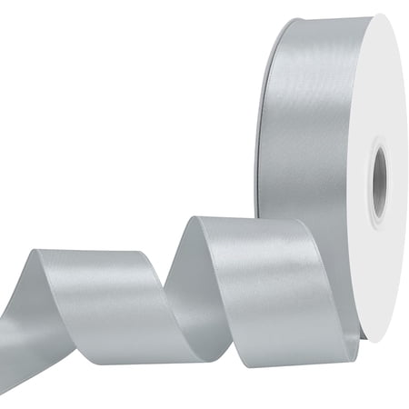 1-1/2 inch Wide 100 Yards Double Face Silver Satin Ribbon Silver Fabric Ribbon for Gift Wrapping Very Suitable for Weddings Decoration Bouquet Balloons Arts Craft Sewing Hair Bow Invitation 1-1/2 inch Wide 100 Yards Double Face Silver Satin Ribbon Silver Fabric Ribbon for Gift Wrapping Very Suitable for Weddings Decoration Bouquet Balloons Arts Craft Sewing Hair Bow Invitation
