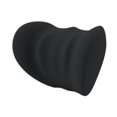 thumbnail image 2 of Almohada para automóvil del reposacabezas para cubierta desmontable de cuello Oficina cómoda para conducir con adornos Soporte para el cuello almohada Negro, 2 of 8